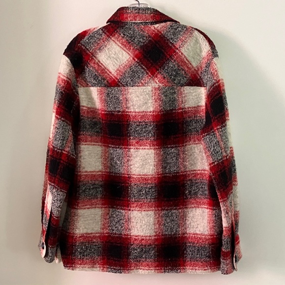 Isabel Marant Lightweight Plaid Wool Jacket 42 8 10 12 Large - Picture 2 of 7
